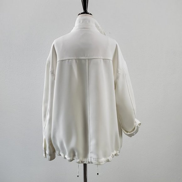 KENSIE crepe blouson jacket Sz S - Picture 8 of 12